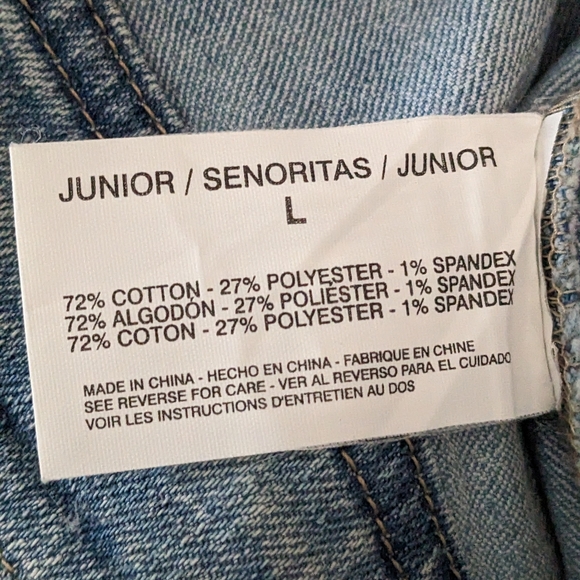 True Freedom- junior or women jean jacket - Picture 7 of 7